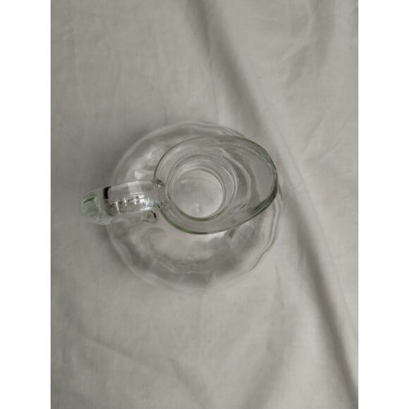 Vintage Anchor Hocking Clear Glass Oil/Vinegar Cruet Bottle - No Stopper - Picture 4 of 6